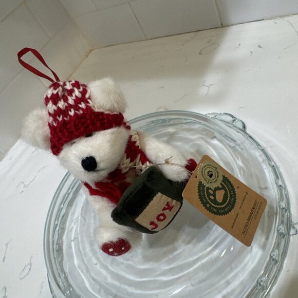 Boyds Alyssa Berrifrost Bear Ornament Joy Plush Ornament - Picture 5 of 10
